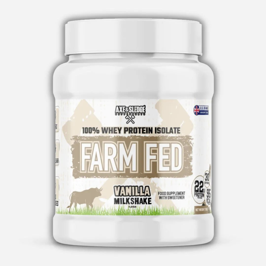 Axe & Sledge Farm Fed Protein Powder Vanilla Milkshake