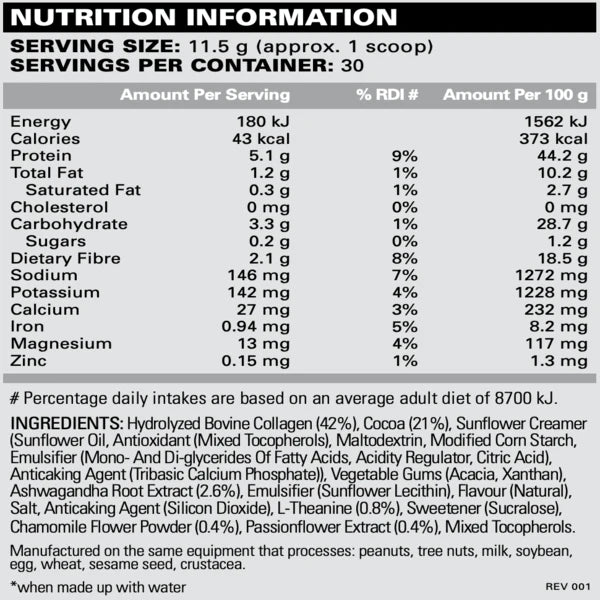 EHP_Labs_OxySleep_Hot_Cocoa_Ingredients_Label