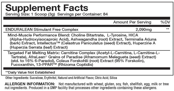 Innovapharm-Enduralean-Nutritional-Label