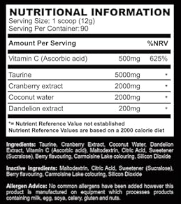 Strom_Sports_HydraMAX_Ingredients_Label