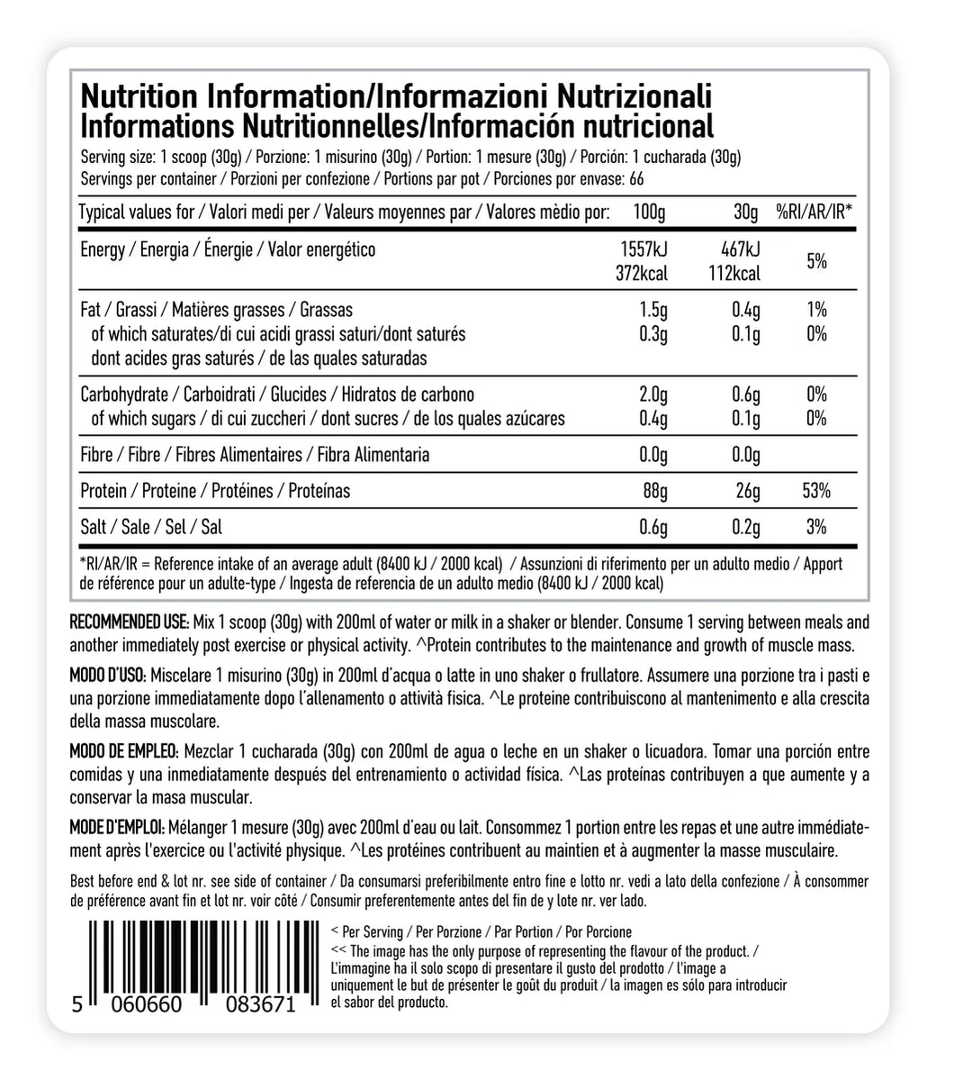 Per4m | Isolate Zero | Whey Protein Isolate | 2kg