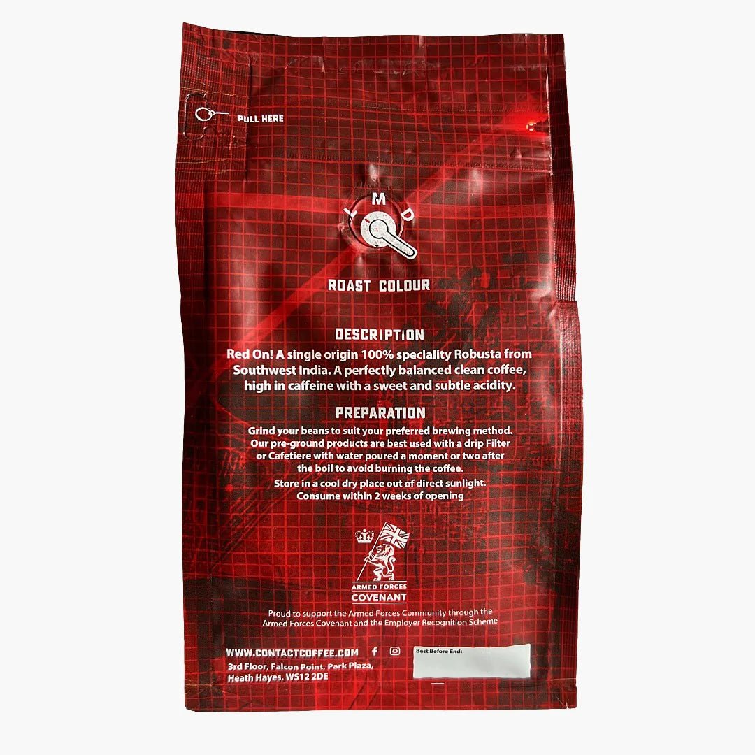 Contact Coffee Red On Coffee - The Supps House LTD