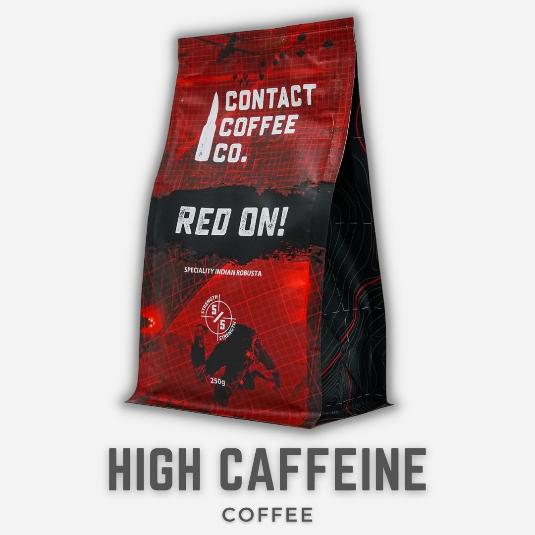 Contact Coffee Red On Coffee - The Supps House LTD